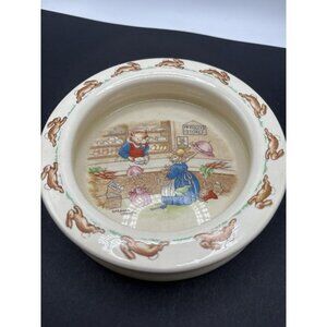 Vintage Royal Doulton Bunnikins Porriger Dish Bowl Mr Pigglys Store